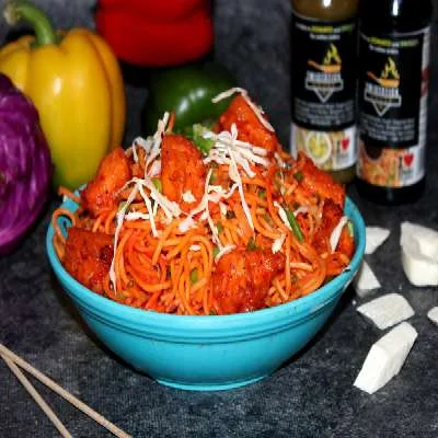 Mexican Paneer Manchurian Noodles ( Free Lemonde Juice - 300 ML )