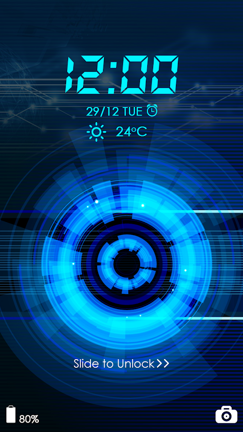 Android application Techonology CM Locker Theme screenshort
