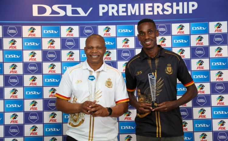 John Maduka and Mxolisi Macuphu were named DStv Premiership coach and player of the month for February and March last season. The awards have not been held this season