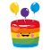 Birthday Stickers for WhatsApp  icon