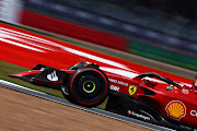 Carlos Sainz on track during practice ahead of the F1 Grand Prix of Great Britain at Silverstone on July 01, 2022 in Northampton, England.