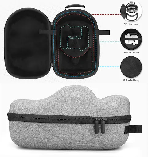 Title 8, Oculus Quest 2 VR Glasses Storage Bag Portable ...
