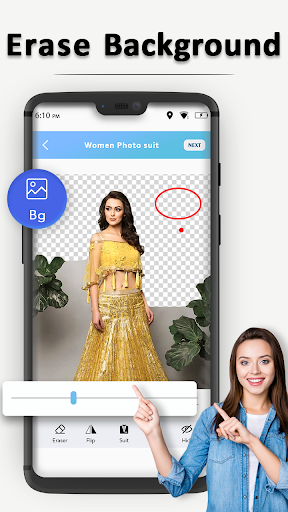 Best Man - Woman Suit Editor  Background Changer
