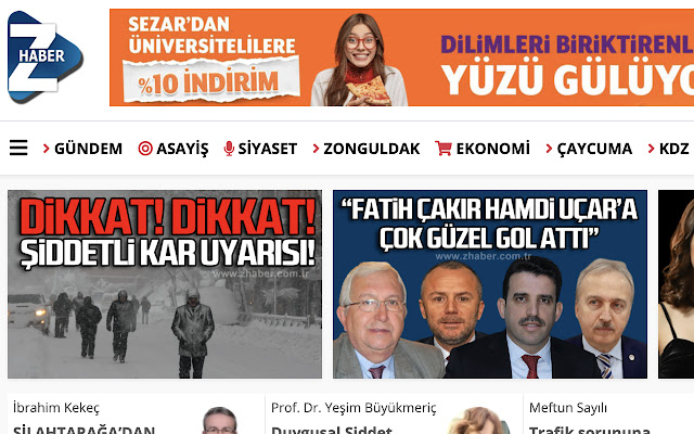 Zonguldak Haber chrome extension