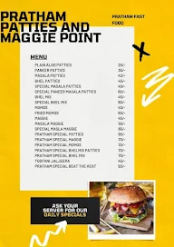 Pratham Patties And Maggie Corner menu 1