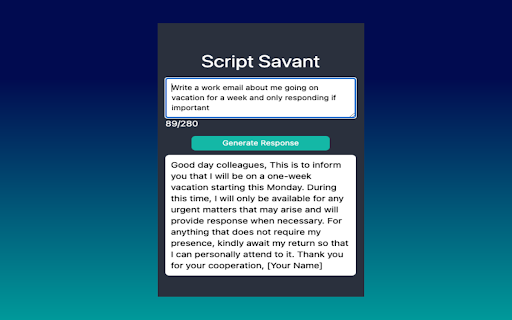 Script Savant