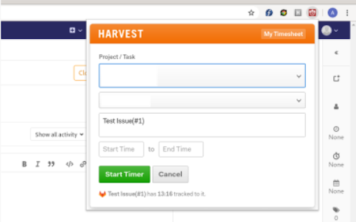 Grey Rook Harvest Time Tracking Helper