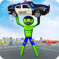 Stickman Incredible Monster Hero City Rampage