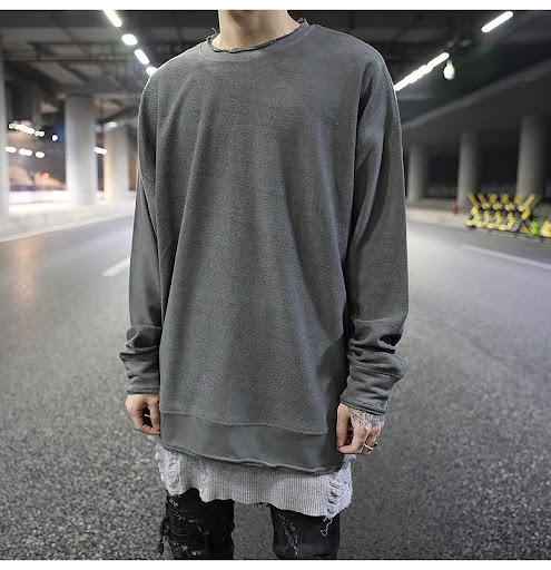Title 6, Terry Sweater With Reverse Design Everyday Comf...