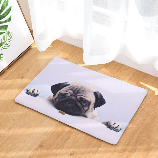 Title 5, Dog digital printing floor mat protects your fl...