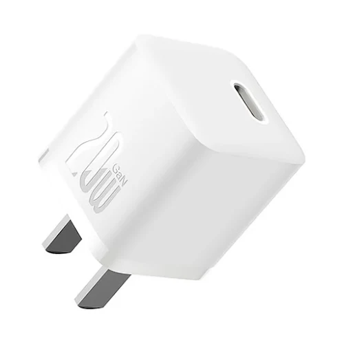 Cục sạc nhanh Baseus GaN5 1C 20W CN (Mini) (Trắng)