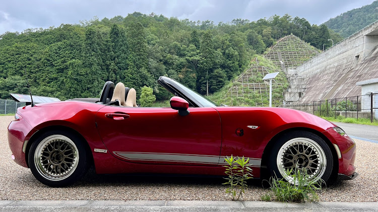 ロードスターのボンストはいいぞー・板っぱねはいいぞー・梅雨明け間近・乾燥ドライブ・ぼっち撮影会に関するカスタム事例の投稿画像2枚目