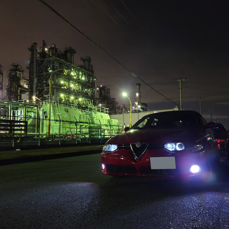 156スポーツワゴンのアルファロメオ・156GTA・工場夜景と愛車に関するカスタム事例の投稿画像7枚目