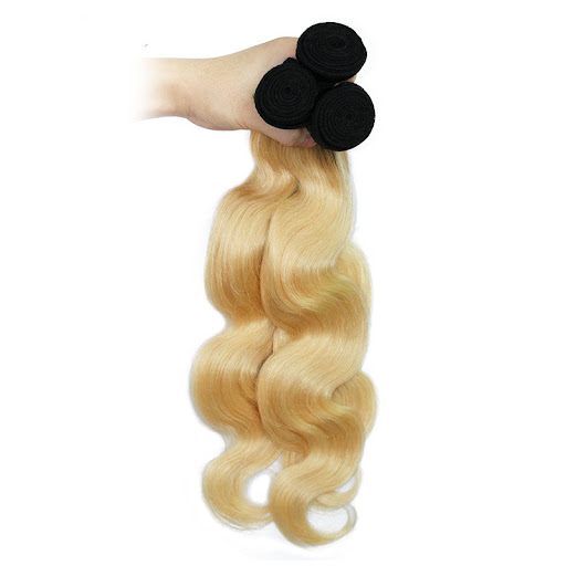 Title 1, T-Color Hairpin Inverted Hair Weave Two-Color H...
