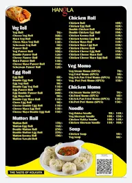 Hanglaa's menu 1
