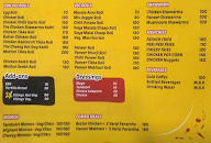 34 Chowringhee Lane menu 1