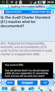 I.S Auditor : CISA Exam Review Screenshots 2
