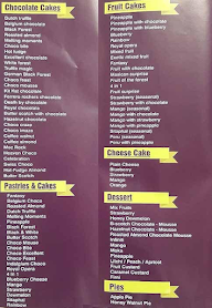 Cakers & Cakers menu 4