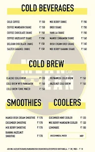 Mean Bean Cafe menu 1