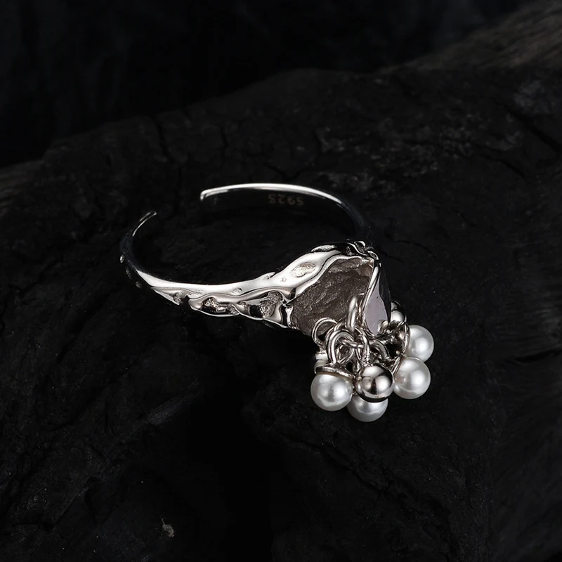 Title 2, Bague Grappe de Raisins en Argent Sterling pour...