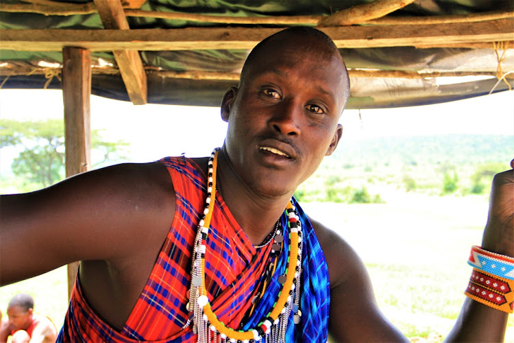 Daniel Lempoyio explains the woes facing Maasai Mara. Image: EZEKIEL AMING'A.