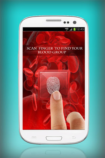 Fingerprint Blood Group Prank