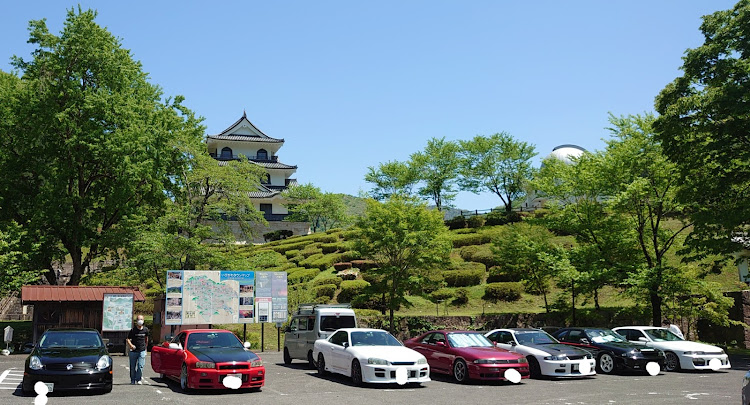 スカイラインのGT  Racing Beat・GW・ツーリング・徳山ダム・あまご茶屋に関するカスタム事例の投稿画像1枚目