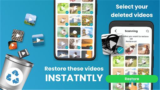 Screenshot Deleted Video Recovery App