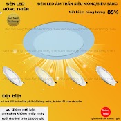 Đèn Led Âm Trần Tròn 3W 4W 6W 9W 12W 18W