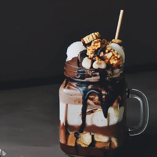 Nutella Black And White Sundae