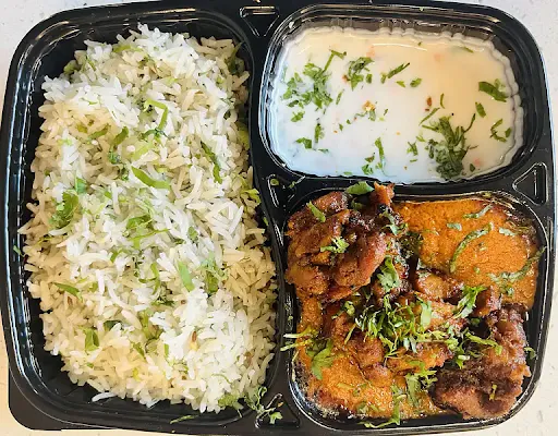 Chicken Tikka Masala And Jeera Rice Combo