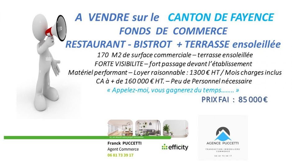 Vente locaux professionnels  120 m² à Montauroux (83440), 85 000 €