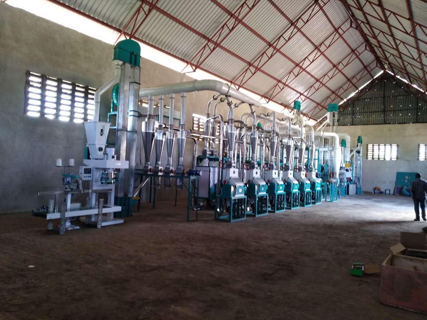 7 50T maize mill running in Tanzania  (2)