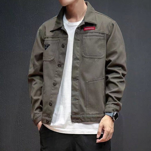 Title 5, Trendy Korean style short loose work jacket top...