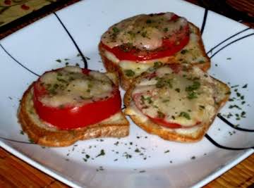 Convection Toaster Oven Tomato and Goat Cheese Brunch (Gluten Free)