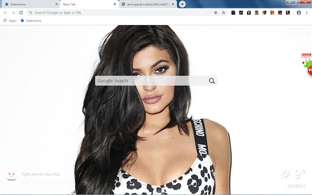 Kylie Jenner New Tab, Wallpapers HD