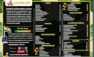 S.A Dosa Cafe menu 4