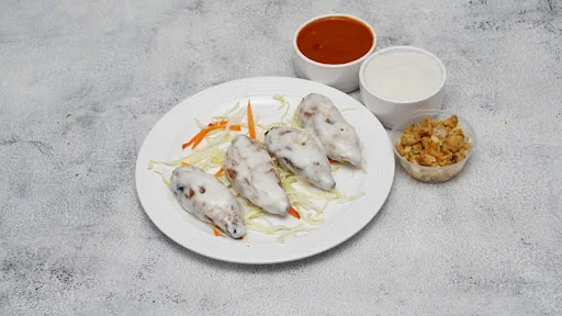 Afghani Chicken Momos 6 Pcs