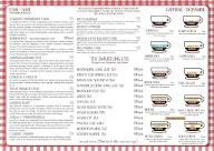 Cafe Frangipani menu 1