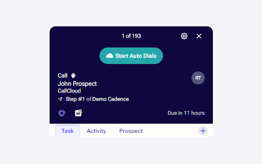 CallCloud - Outreach & Salesloft Power Dialer