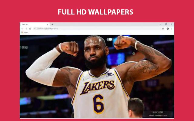 LeBron James Wallpapers and New Tab