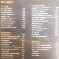 Kodi Kura Chitti Gaare menu 1