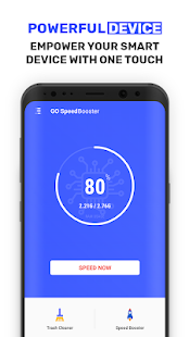 GO Speed ​​Booster Pro - Почистващ и спомагателен екран