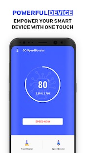 GO Speed ​​Booster Pro - очиститель и вспомогательный снимок экрана