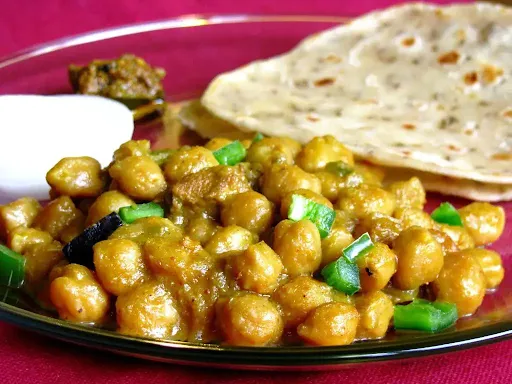 Desi Chana Masala Ghee Roti Combo