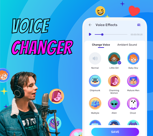 Screenshot Voice Changer - Voice Effects