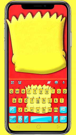 Yellow Cartoon Man Keyboard Theme ss1
