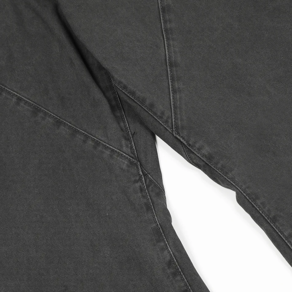 Calças jeans bootcut desgastadas masculinas