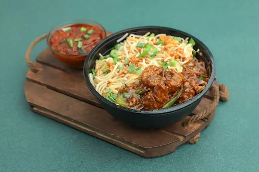 Prawns Manchurian (5) + Prawns Noodles or Fried Rice Bowl