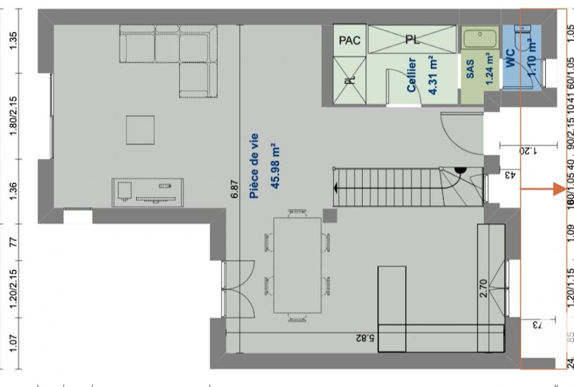  Vente Terrain à bâtir - 270m² à Villiers-sur-Marne (94350) 